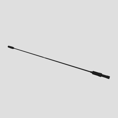 Pletenica SANIT 700 mm, črna, za podometne splakovalnike z malo tipko
